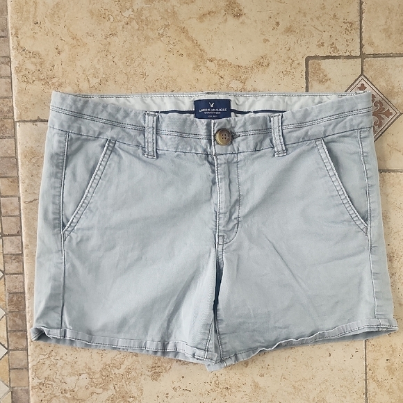 American Eagle Outfitters Pants - American Eagle Outfitters Green Women's Chino Shorts